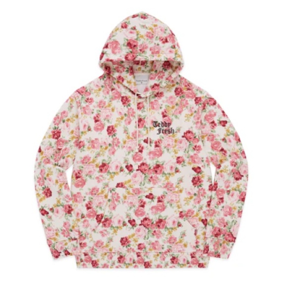 Teddy Fresh Pink Floral Hoodie